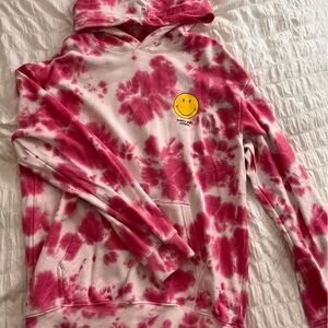 Motivational smiley face hoodie